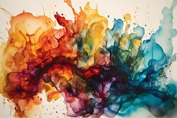 Capture the beauty of fluid movements using ink to create stunning abstract images. Generative Ai.