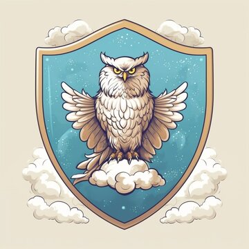 Logo - Eule Schild