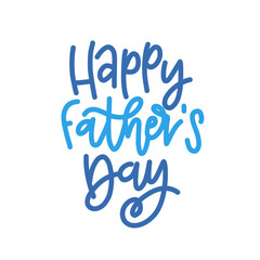 Vector of Happy Father's day calligraphy greeting card