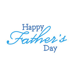 Fototapeta na wymiar Vector of Happy Father's day calligraphy greeting card