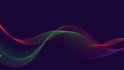  abstract background with color abstract wave