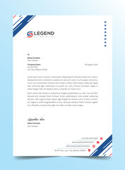 Abstract Letterhead Design Modern Business Letterhead Design Template