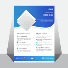 Corporate And Creative Business Flyer Template. Modern Business Flyer Design.