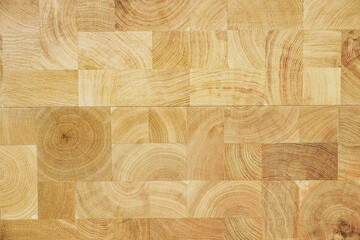 light brown wood plank background, natural wood texture wallpaper background. square wood that is stacked together.