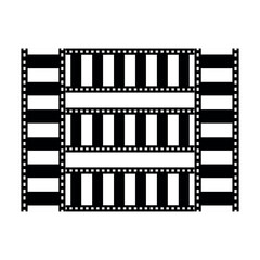 Fototapeta premium Seamless film strip vector image. Film strip vector image. 3d film strip collection vector image