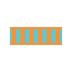Realistic old celluloid frames of cinema film strip. film strip vector, Curved 35mm strip film and frames for your vector image