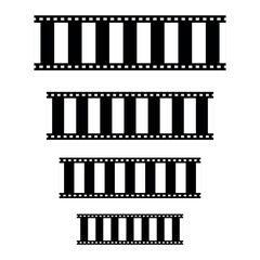 Cinema strip templates negative and strip media vector image. Film strip vector image