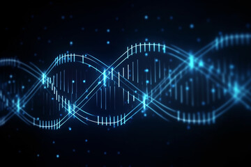 DNA fingerprinting pattern. DNA, background Generative AI