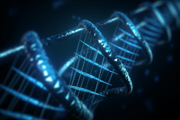 DNA nanotechnology applications. DNA, background Generative AI