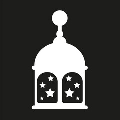 Arabic lantern. Isolated vector illustration for your design
