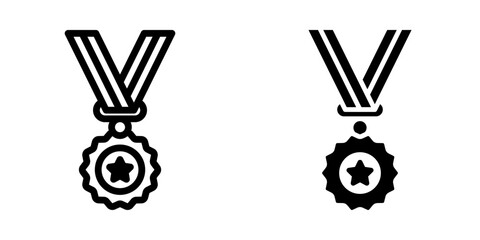 Medal icon. sign for mobile concept and web design. vector illustration