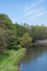 Spring Landscape of Pancharevo lake, Bulgaria