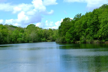 A beautiful lake near Versailles.