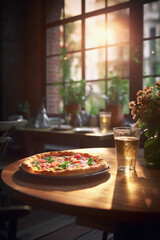 Fototapeta premium Time for a pizza! 🍕