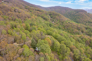 drone mountain views