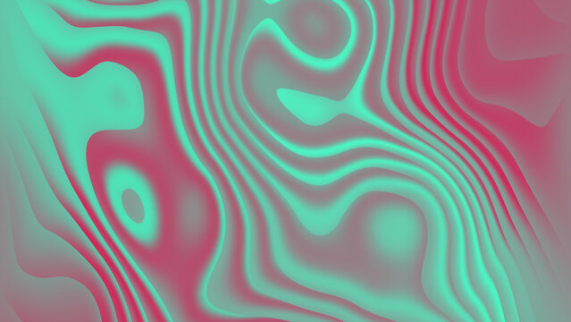 8K creative stylish acid cyan pink colored background liquid gradient. Abstract fluid toxic pink light teal wallpaper