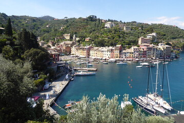 Fototapeta na wymiar Portofino la perla della Liguria