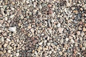 small stones on a bright sunny day, beautiful background
