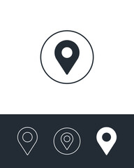 Map Pin Location Icons