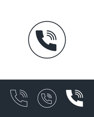 Phone Call Flat Icons