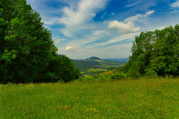 landscape with sky and clouds