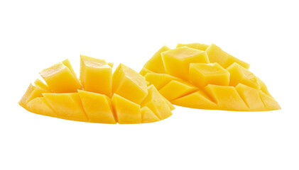 mango slice isolated transparent png