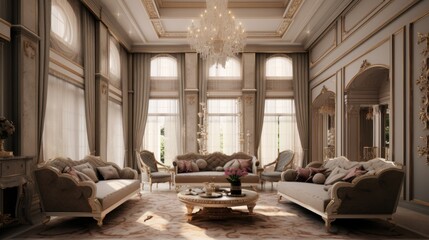 Fototapeta na wymiar Luxury Interior Design Project