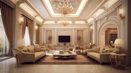Obraz na płótnie Canvas Luxury Interior Design Project