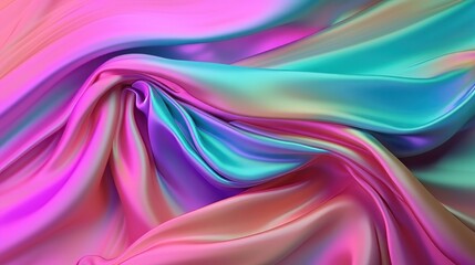 Obraz premium A vibrant and textured abstract art piece. Generative ai