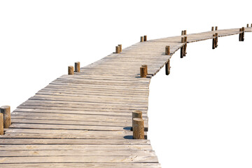 old wood bridge - Powered by Adobe