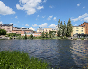 Fototapeta na wymiar city castle and vltava river