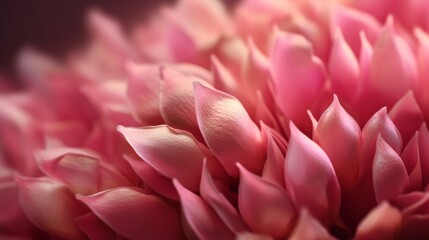 A vibrant pink flower in full bloom, close-up view. Generative ai