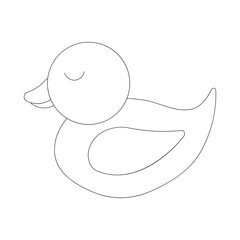 lines duck coloring children's development draw children's day kindergarten learning creativity