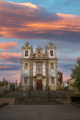 The Igreja de Santo Ildefonso church in Porto