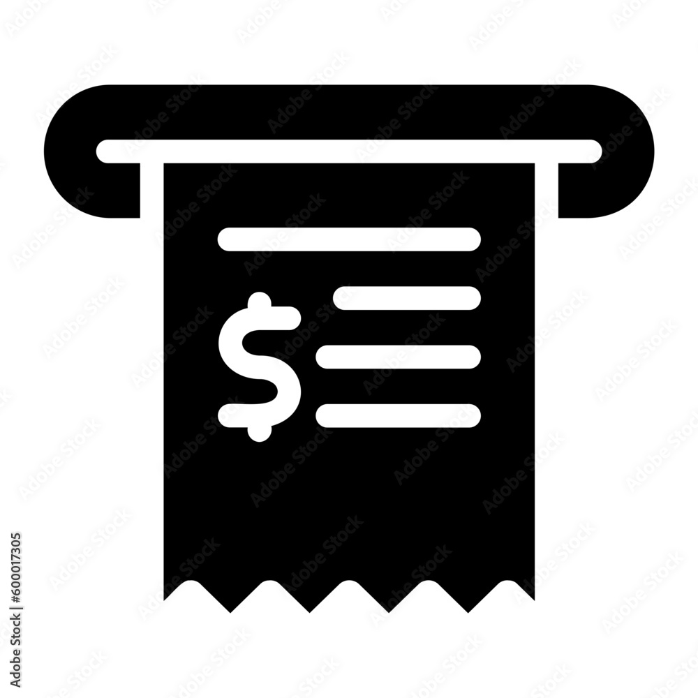 Poster invoice icon