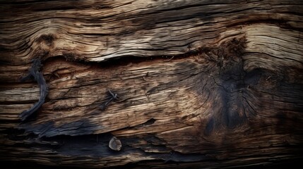 Fototapeta premium An ancient wooden artifact. Generative ai