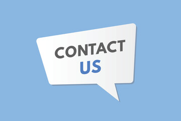 Contact Us text Button. Contact Us Sign Icon Label Sticker Web Buttons