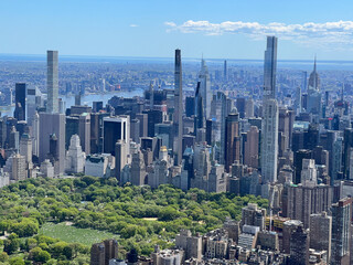 Aerial view of the Central Park, New York City on May 6, 2023.