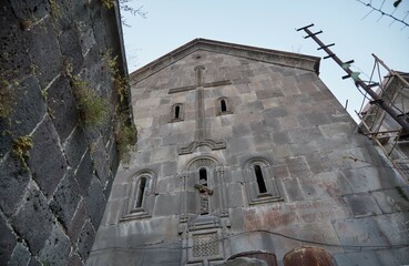 The Rustic Kobayr Monastery in Alaverdi, Armenia at Dusk