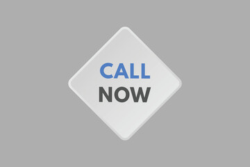 Call Now text Button. Call Now Sign Icon Label Sticker Web Buttons
