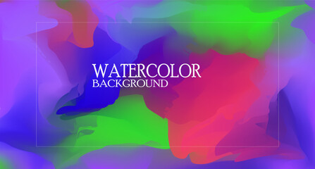 abstract background with watercolor style model