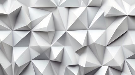 A white wall with abstract shapes and sizes. Generative ai