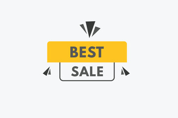 Best Sale text Button. Best Sale Sign Icon Label Sticker Web Buttons