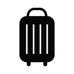 Travel baggage vector icon