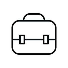 Job briefcase vector icon