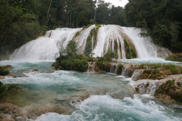 Obraz premium Waterfalls in Agua Azul National Park, Mexico