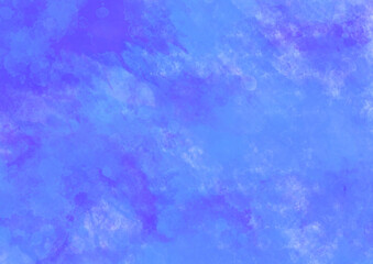 Fototapeta na wymiar 青のしぶきを感じる水彩風の背景素材