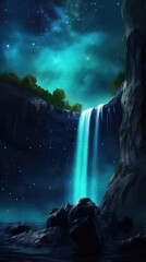 Waterfall courful images