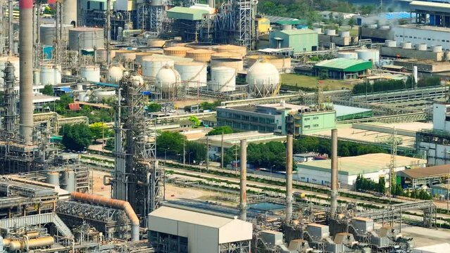 The steam emissions may also contain pollutants and other harmful chemicals, which can have negative impacts on air quality and the environment if not properly controlled and monitored. Aerial view