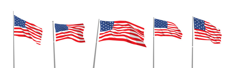 American flag symbol